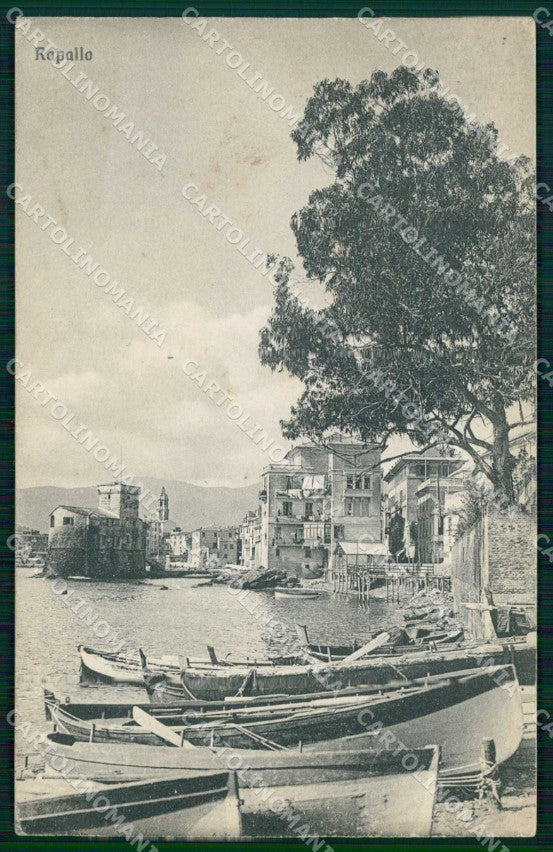 Genova Rapallo Barche Brunner 11859 cartolina RT0536 – fronte