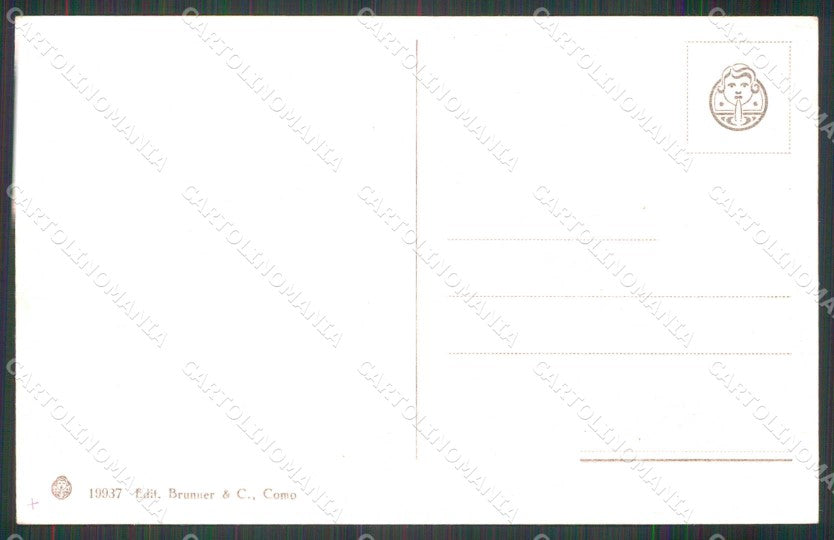 Genova Rapallo Spiaggia Brunner 19937 cartolina RT0537 – retro