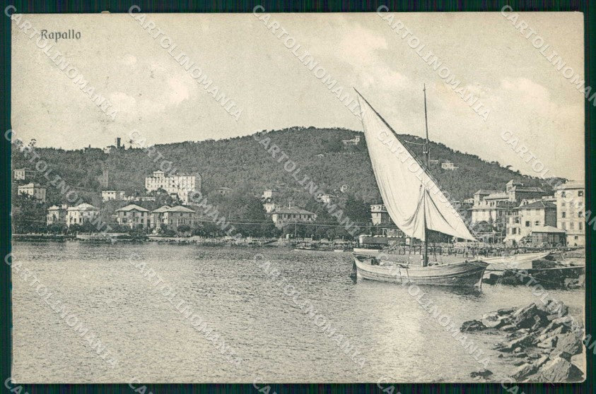Genova Rapallo Barche Brunner 21617 cartolina RT0538 – fronte