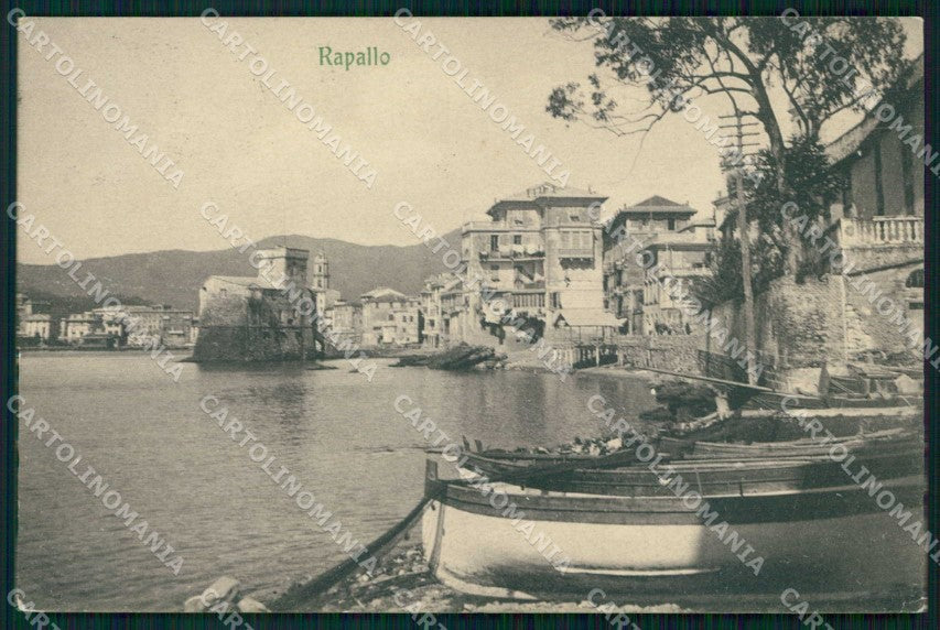 Genova Rapallo Barche Modiano 13670 cartolina RT0540 – fronte