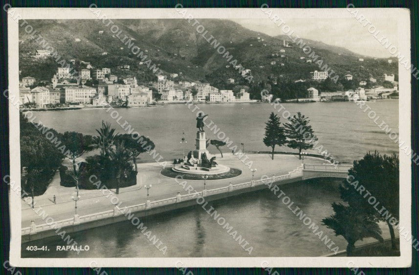 Genova Rapallo Brunner 403/41 Foto cartolina RT0544 – fronte