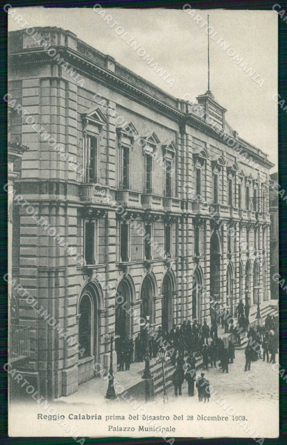 Reggio Calabria Città Palazzo Municipale Alterocca 379 cartolina RT0545 – fronte