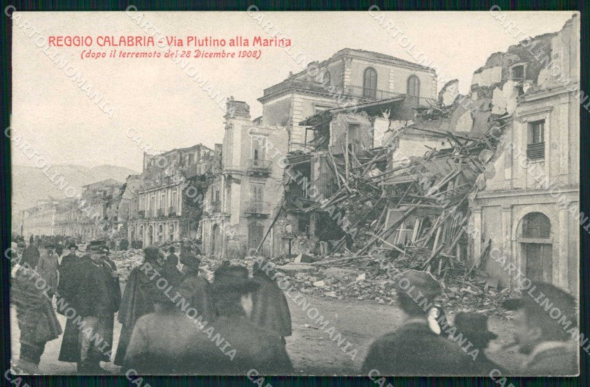 Reggio Calabria Città Via Plutino alla Marina cartolina RT0546 – fronte