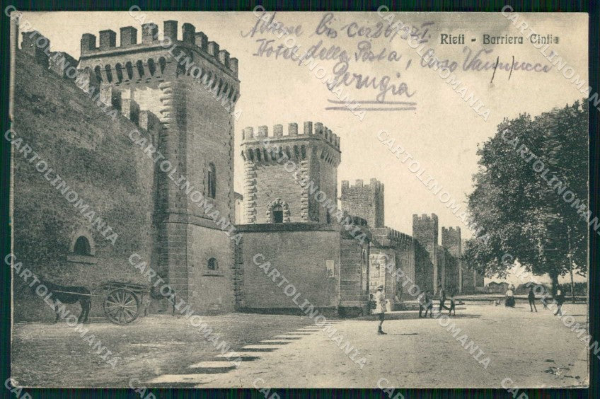 Rieti Città Barriera Cintia cartolina RT0555 – fronte