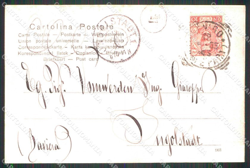 Rovigo Città Piazza Vittorio Emanuele II cartolina RT0564 – retro