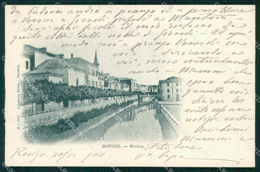 Rovigo Città Riviera cartolina RT0566 – fronte