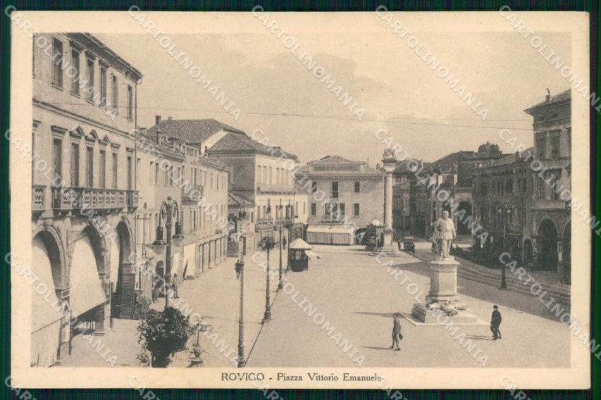 Rovigo Città Piazza Vittorio Emanuele cartolina RT0568 – fronte