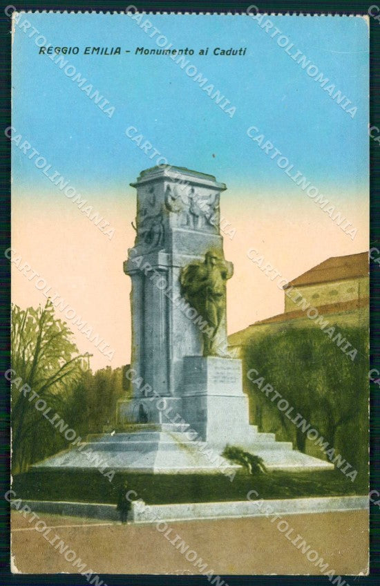 Reggio Emilia Città Monumento ai Caduti cartolina RT0576 – fronte