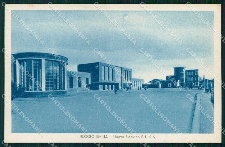 Reggio Emilia Città Nuova Stazione Ferrovie dello Stato cartolina RT0577 – fronte