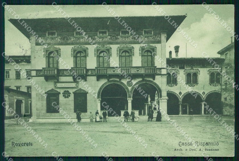 Trento Rovereto Cassa Risparmio cartolina RT0579 – fronte