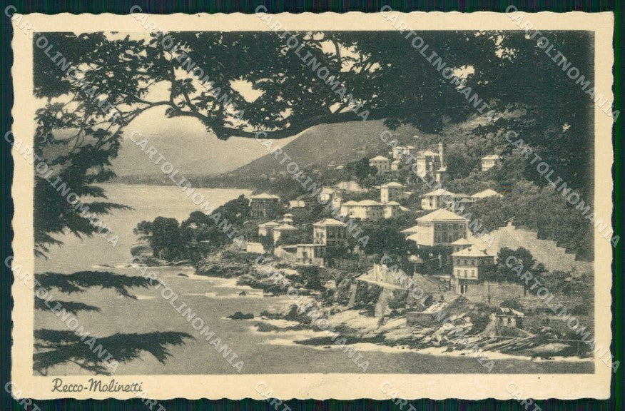 Genova Recco Molinetti Brunner 409/40 cartolina RT0588 – fronte