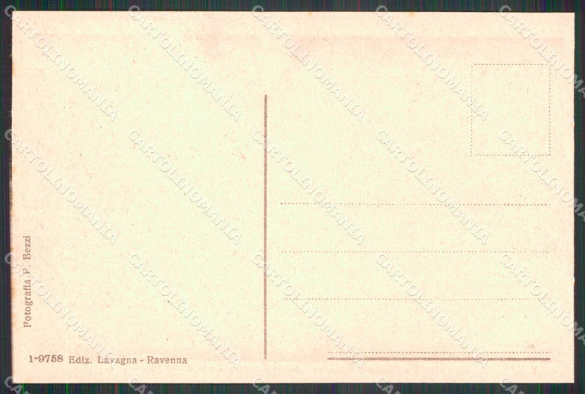 Ravenna Città Piazzale Stazione Monumento a Luigi Carlo Farini cartolina RT0597 – retro