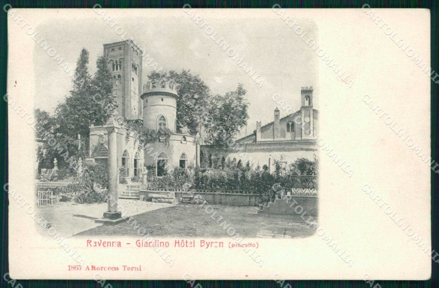 Ravenna Città Giardino Hotel Byron Alterocca 1865 cartolina RT0598 – fronte