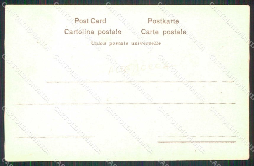 Ravenna Città Giardino Hotel Byron Alterocca 1865 cartolina RT0598 – retro