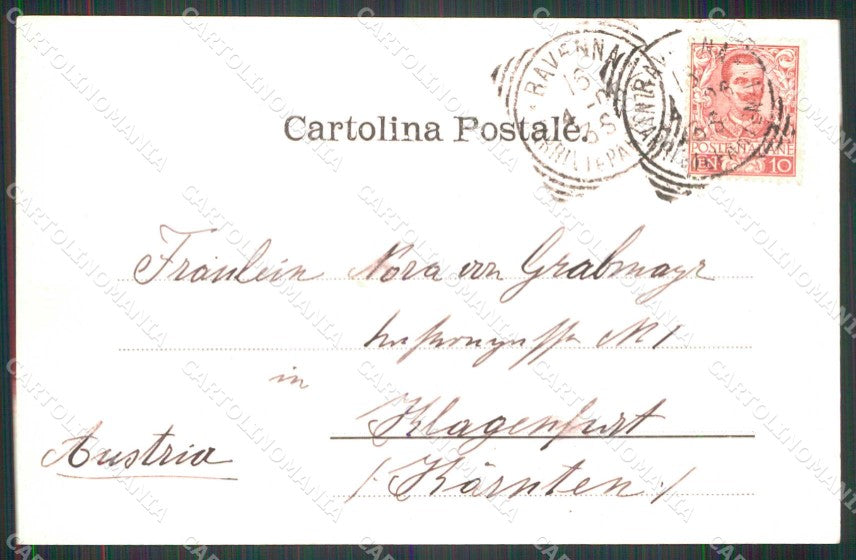 Ravenna Città Monumento ai Caduti nelle Patrie Battaglie cartolina RT0604 – retro