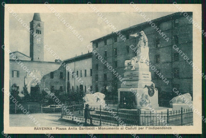 Ravenna Città Piazza Anita Garibaldi Monumento ai Caduti cartolina RT0606 – fronte