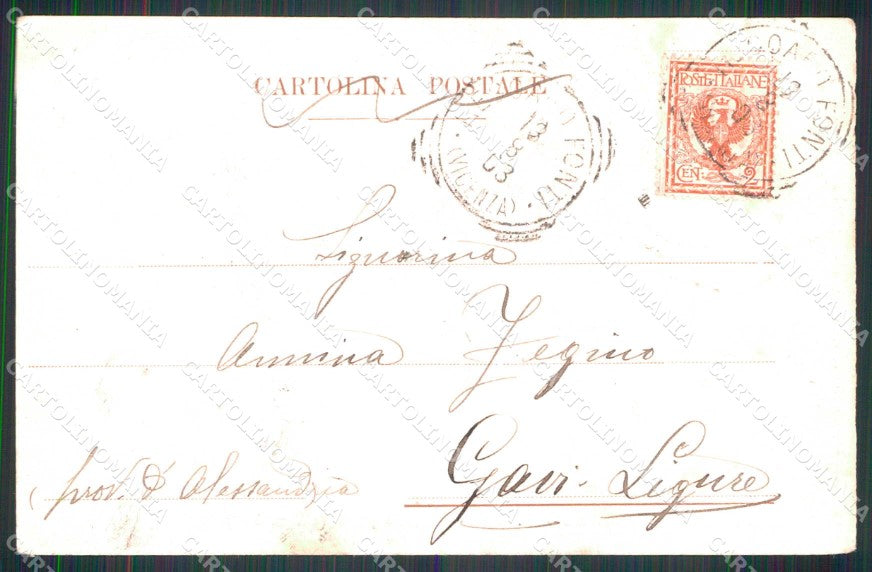 Vicenza Recoaro Terme Saluto da Villa Lonigo al Franco cartolina RT0610 – retro