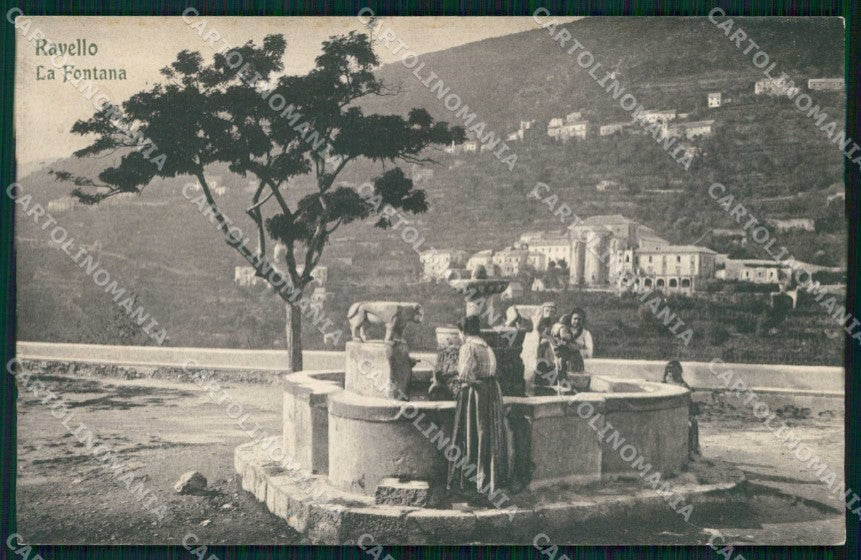 Salerno Ravello Fontana cartolina RT0622 – fronte