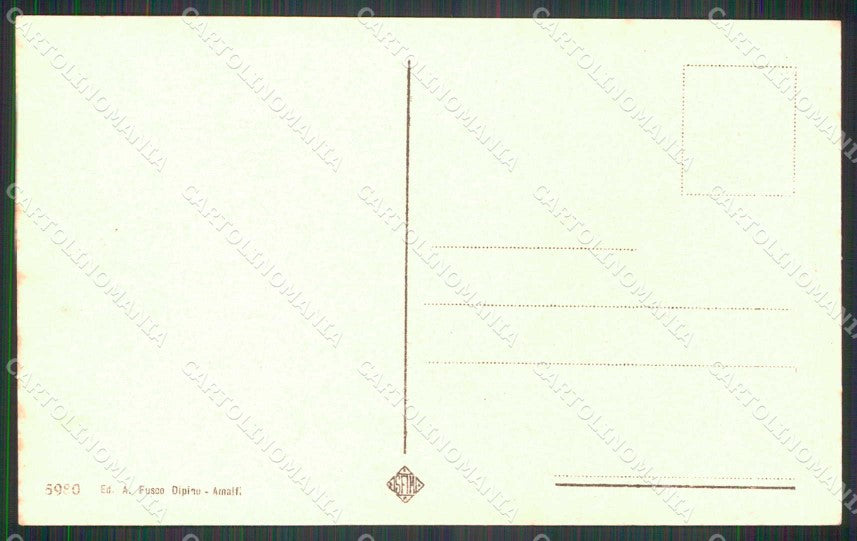 Salerno Ravello Giardini del Palazzo Rufolo cartolina RT0624 – retro