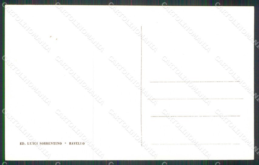 Salerno Ravello Villa Cimbrone Chiostro Foto cartolina RT0635 – retro