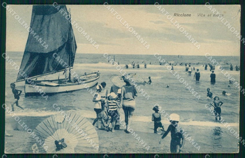 Rimini Riccione Vita al Mare cartolina RT0646 – fronte