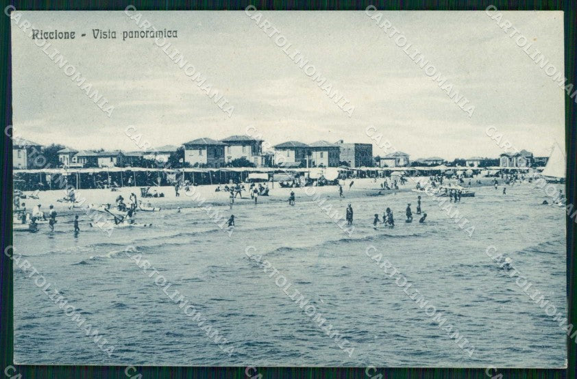 Rimini Riccione Spiaggia Alterocca 105381 cartolina RT0656 – fronte