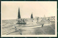 Rimini Riccione Spiaggia Barche a Vela Foto cartolina RT0659 – fronte