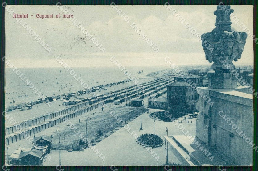 Rimini Città Capanni al Mare Alterocca 93022 cartolina RT0688 – fronte