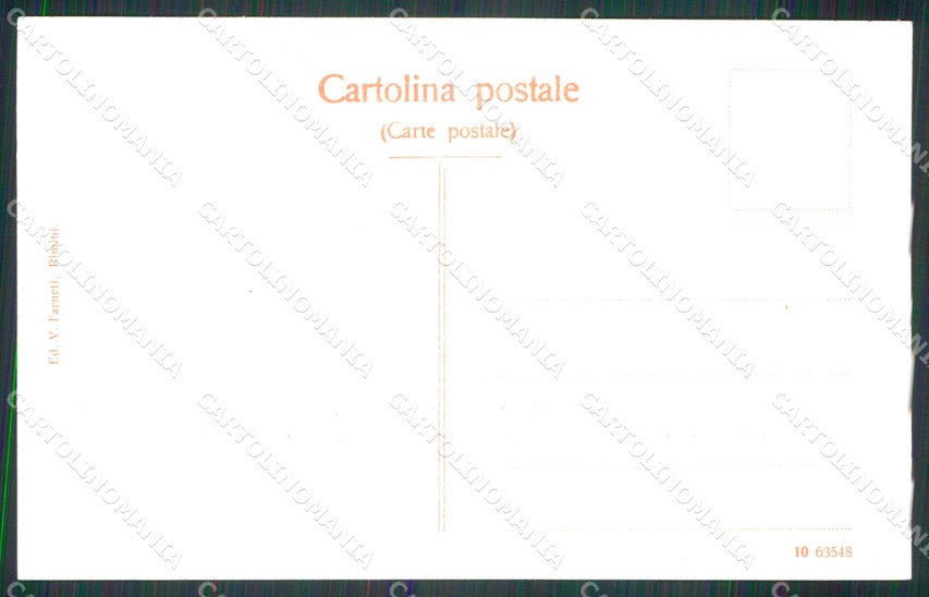 Rimini Città Tempio Malatestiano cartolina RT0704 – retro