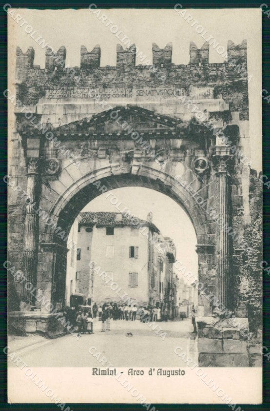 Rimini Città Arco d'Augusto cartolina RT0712 – fronte