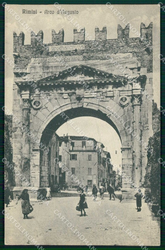 Rimini Città Arco d'Augusto cartolina RT0720 – fronte