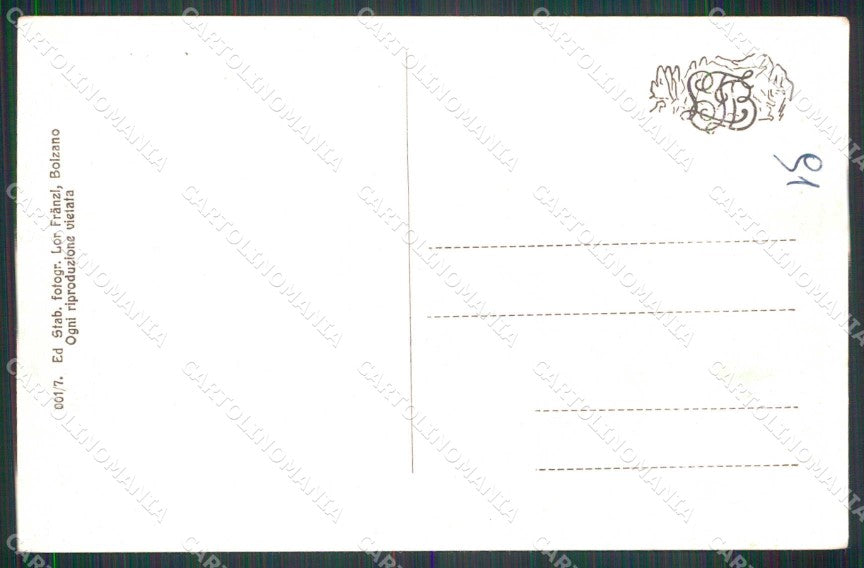 Bolzano Renon Costalovara Franzl 001/7 cartolina RT0735 – retro