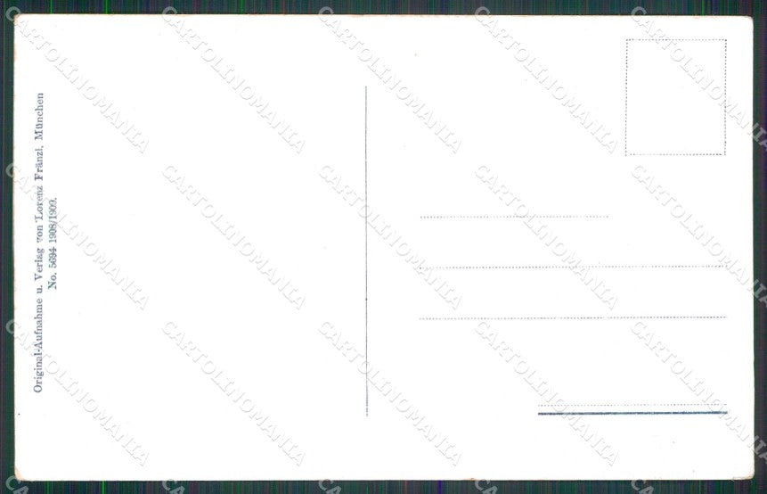Bolzano Renon Funivia con Rosengarten Franzl 5694 cartolina RT0741 – retro
