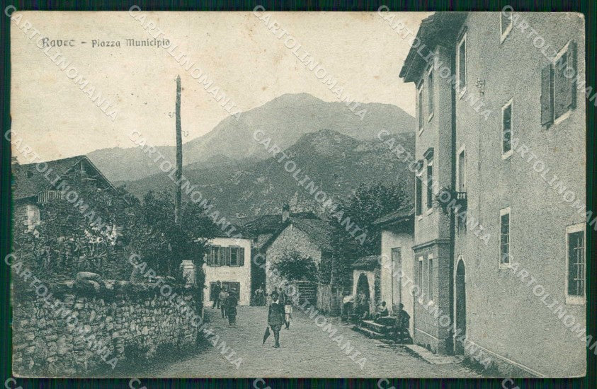 Udine Raveo Piazza Municipio cartolina RT0742 – fronte