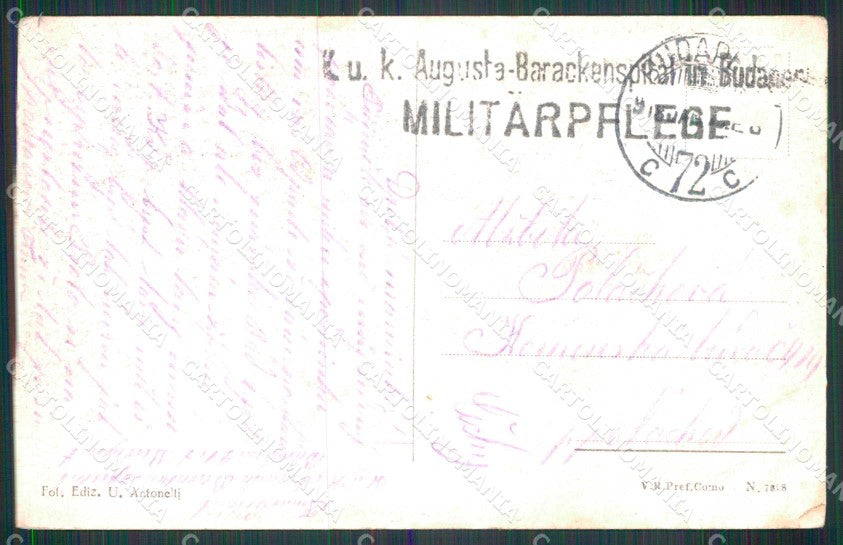 Udine Raveo Piazza Municipio cartolina RT0742 – retro