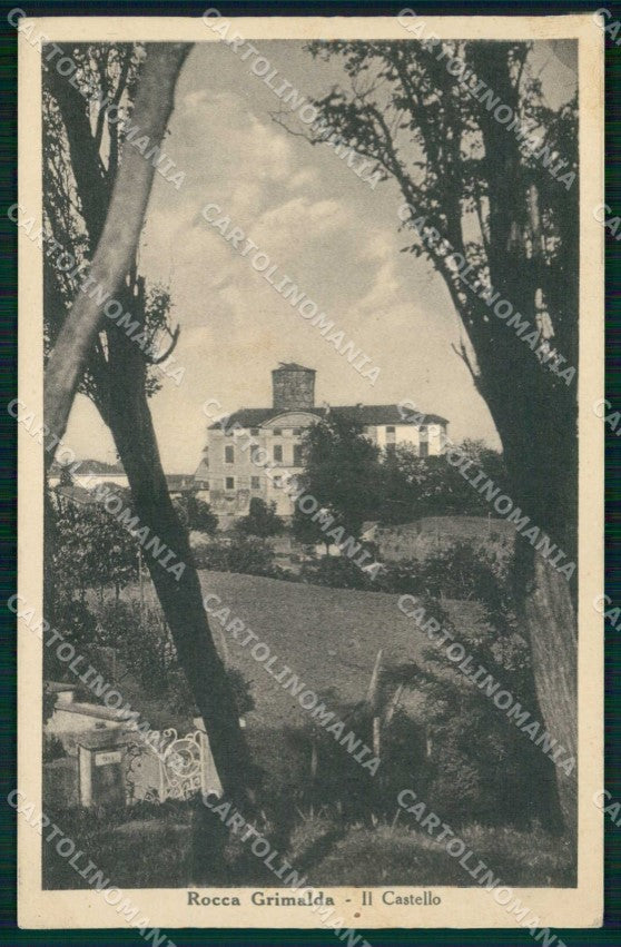 Alessandria Rocca Grimalda Castello cartolina RT0760 – fronte