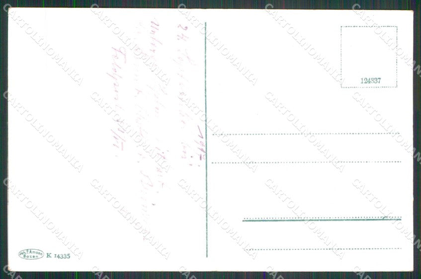 Trento Ronzone Val di Non cartolina RT0777 – retro
