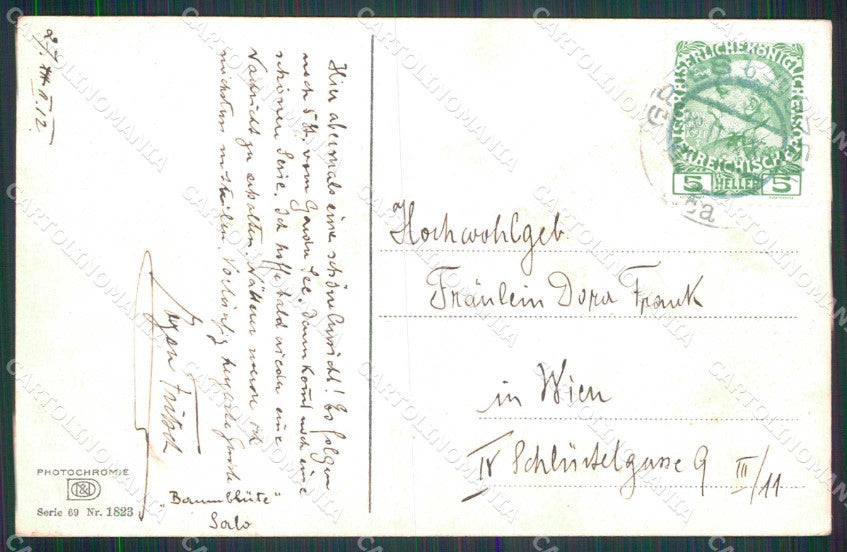 Bolzano Gries cartolina RT0780 – retro