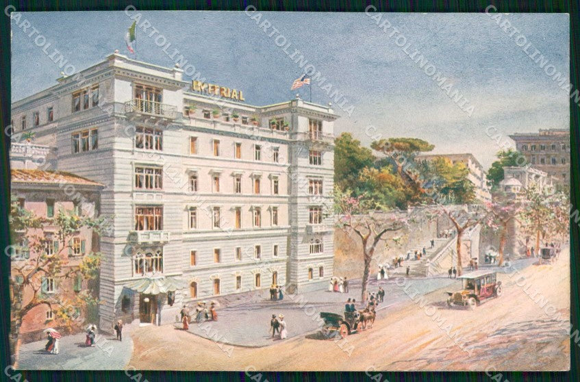 Roma Città Hotel Imperial cartolina RT0792 – fronte
