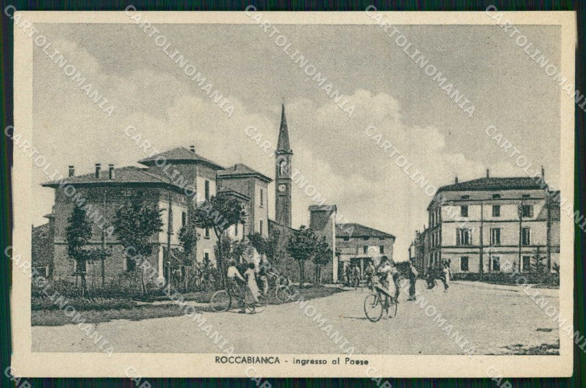 Parma Roccabianca Ingresso al Paese cartolina RT0794 – fronte