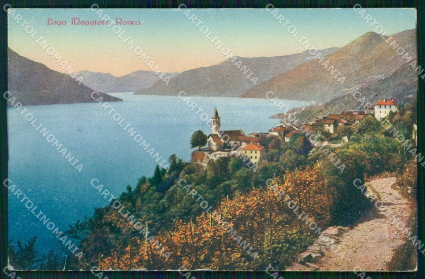 Varese Ranco Lago Maggiore Bender 5510 cartolina RT0798 – fronte