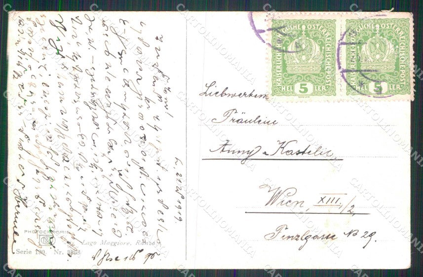 Varese Ranco Lago Maggiore cartolina RT0799 – retro