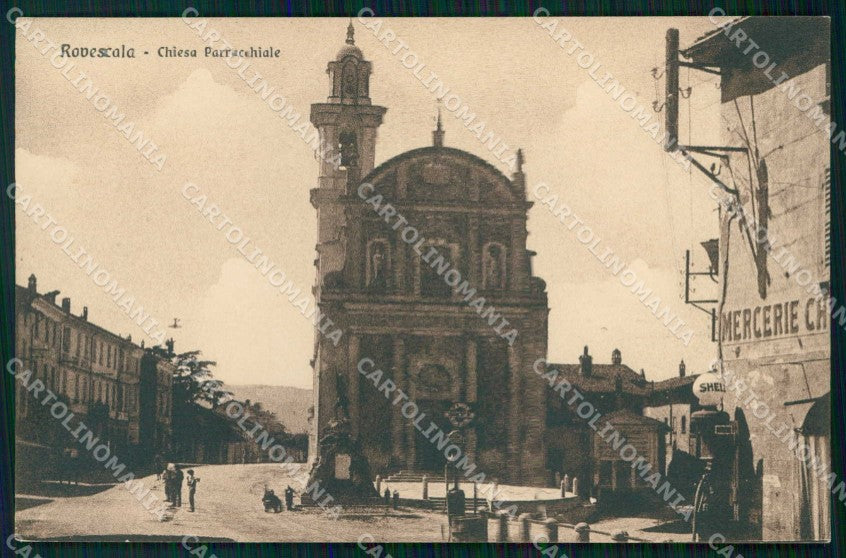 Pavia Rovescala Chiesa Parrocchiale cartolina RT0801 – fronte