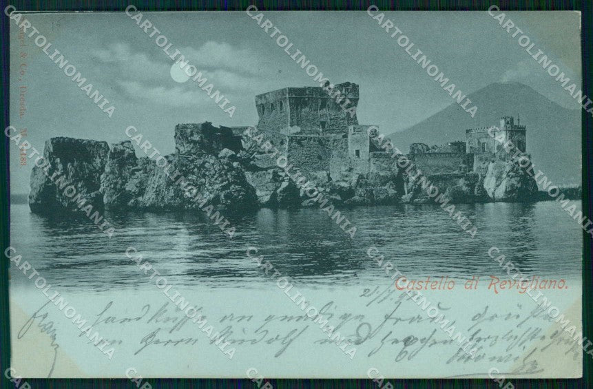 Napoli Revigliano Castello Chiaro di Luna Stengel 11183 cartolina RT0804 – fronte
