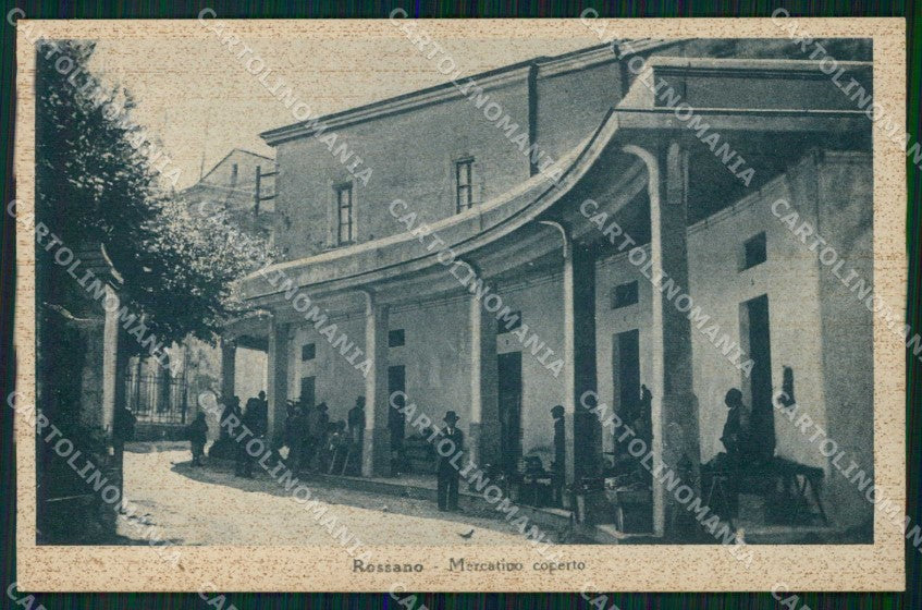 Cosenza Rossano Mercatino Coperto cartolina RT0810 – fronte