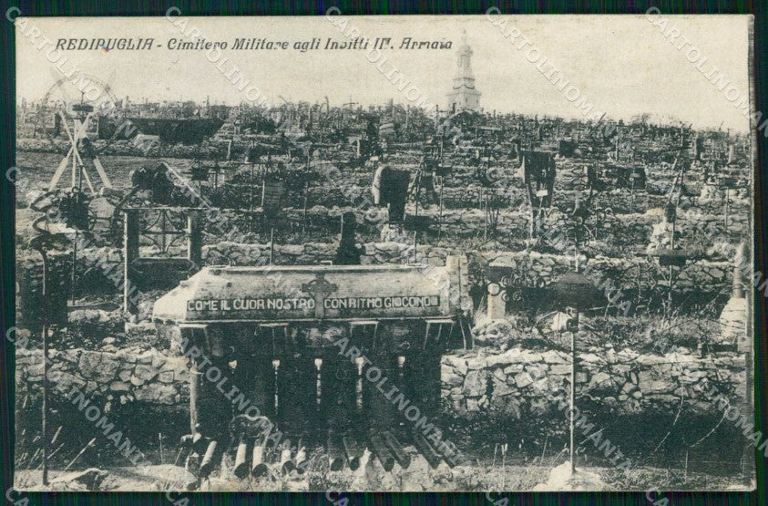 Gorizia Fogliano Redipuglia Cimitero Militare agli Invitti cartolina RT0820 – fronte