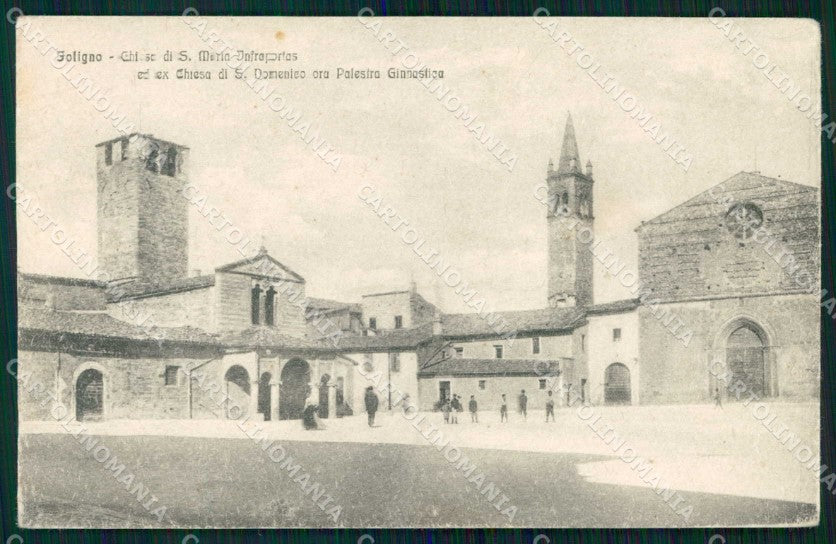 Perugia Foligno Chiesa di Santa Maria Infraportas cartolina RT0832 – fronte