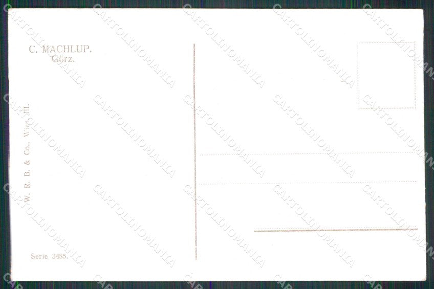 Gorizia Città Cortile Machlup cartolina RT0847 – retro