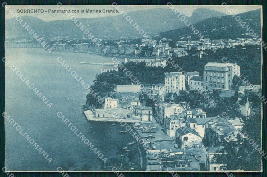 Napoli Sorrento Marina Grande Barche cartolina RT0866 – fronte