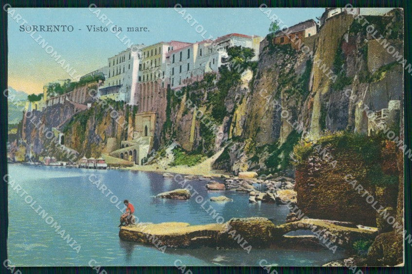 Napoli Sorrento Vista sul Mare cartolina RT0868 – fronte